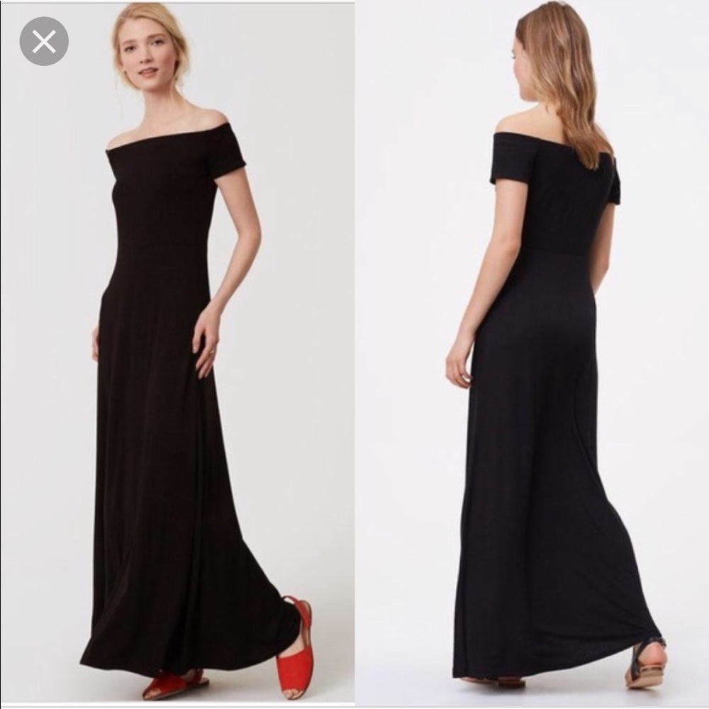 Loft off-the-shoulder Maxi Dress